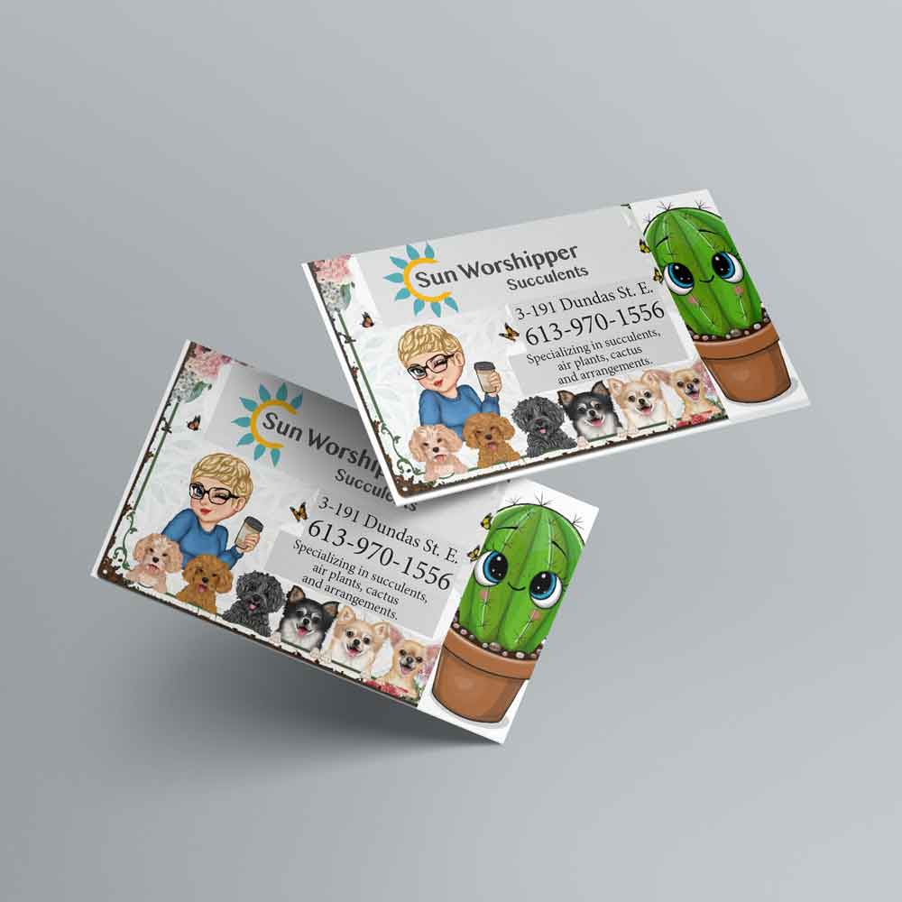 Business card mockup