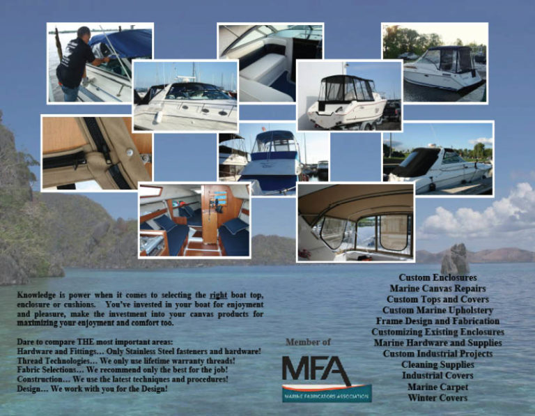 Brochure for Quinte Marine