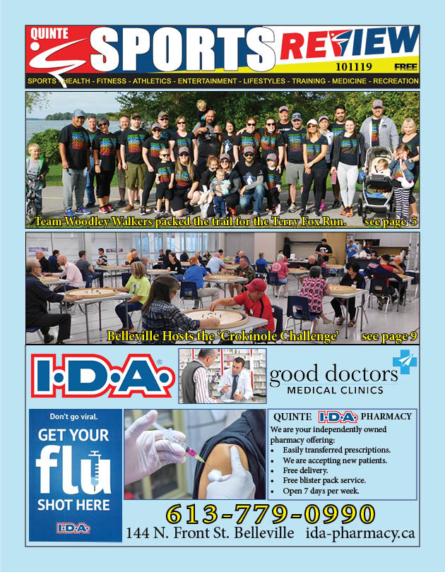 Quinte Sports Review Cover, 101119